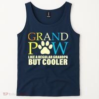 Grand Paw Like A Regular Grandpa But Cooler Tank Top thumb 2