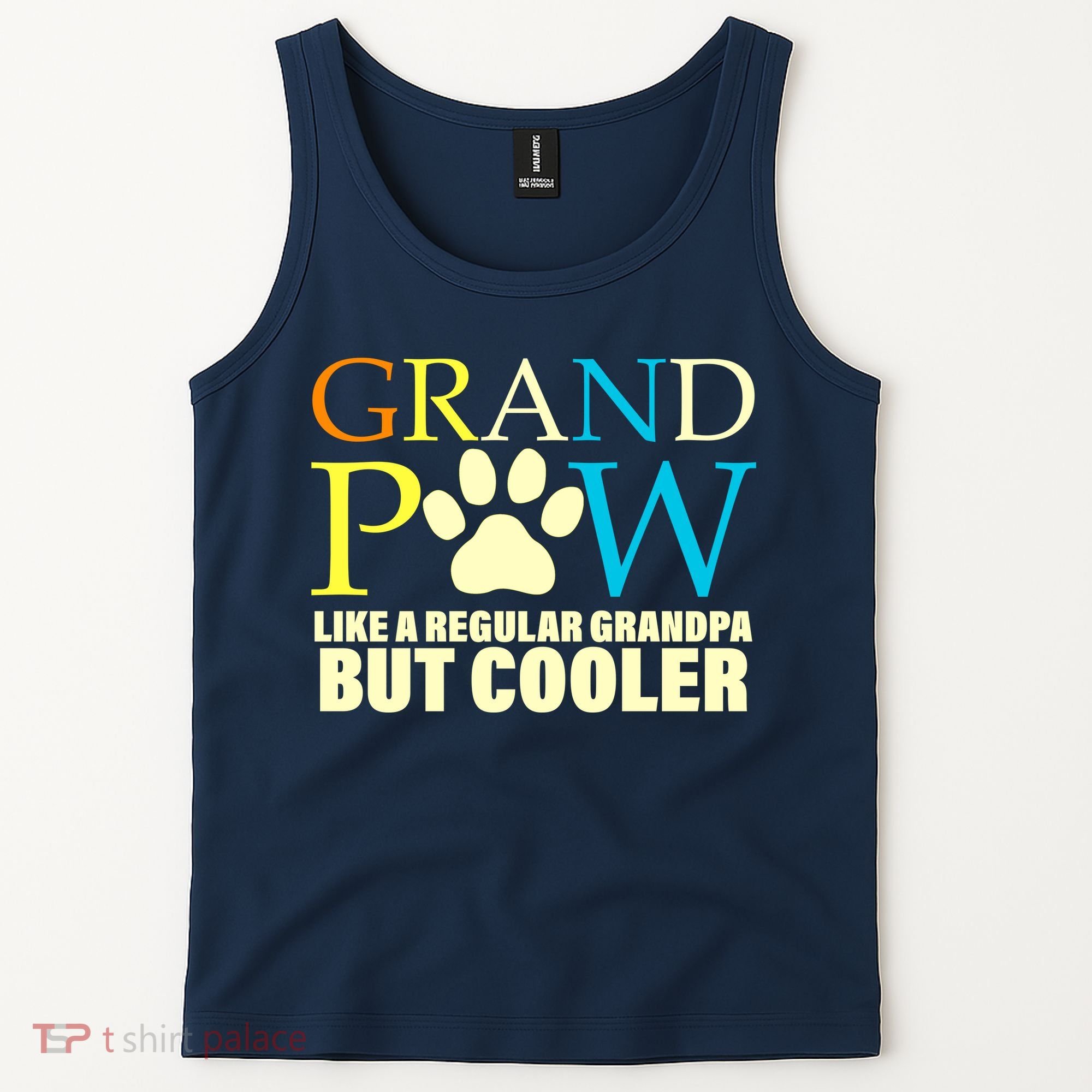 Grand Paw Like A Regular Grandpa But Cooler Tank Top