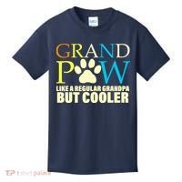 Grand Paw Like A Regular Grandpa But Cooler Kids T-Shirt thumb 0