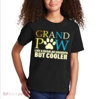 Grand Paw Like A Regular Grandpa But Cooler Kids T-Shirt thumb 2