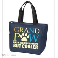 Grand Paw Like A Regular Grandpa But Cooler Tote Bag thumb 3