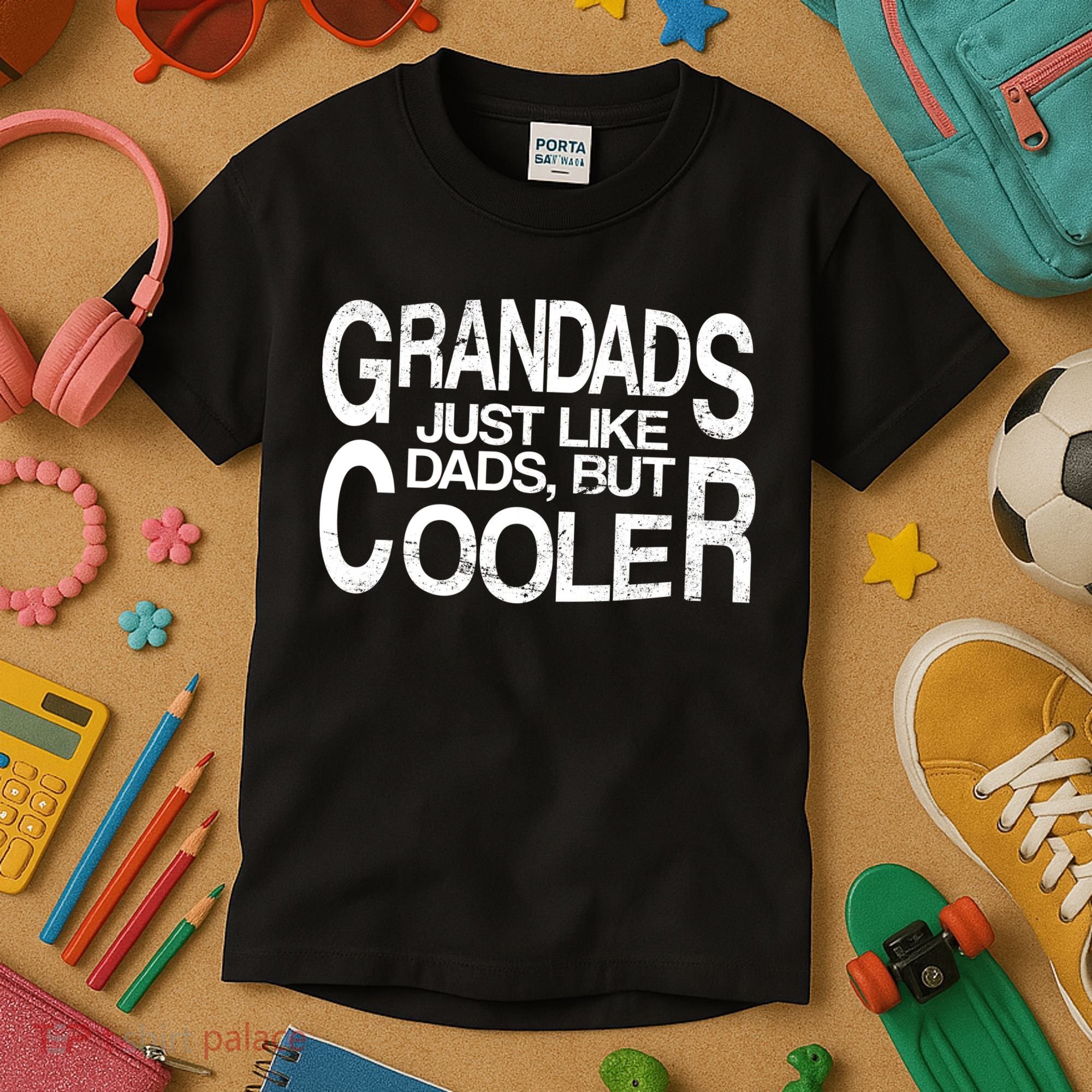 Grandads Just like Dad But Cooler Kids T-Shirt