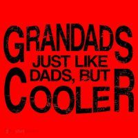 Grandads Just like Dad But Cooler Santa Hat thumb 1