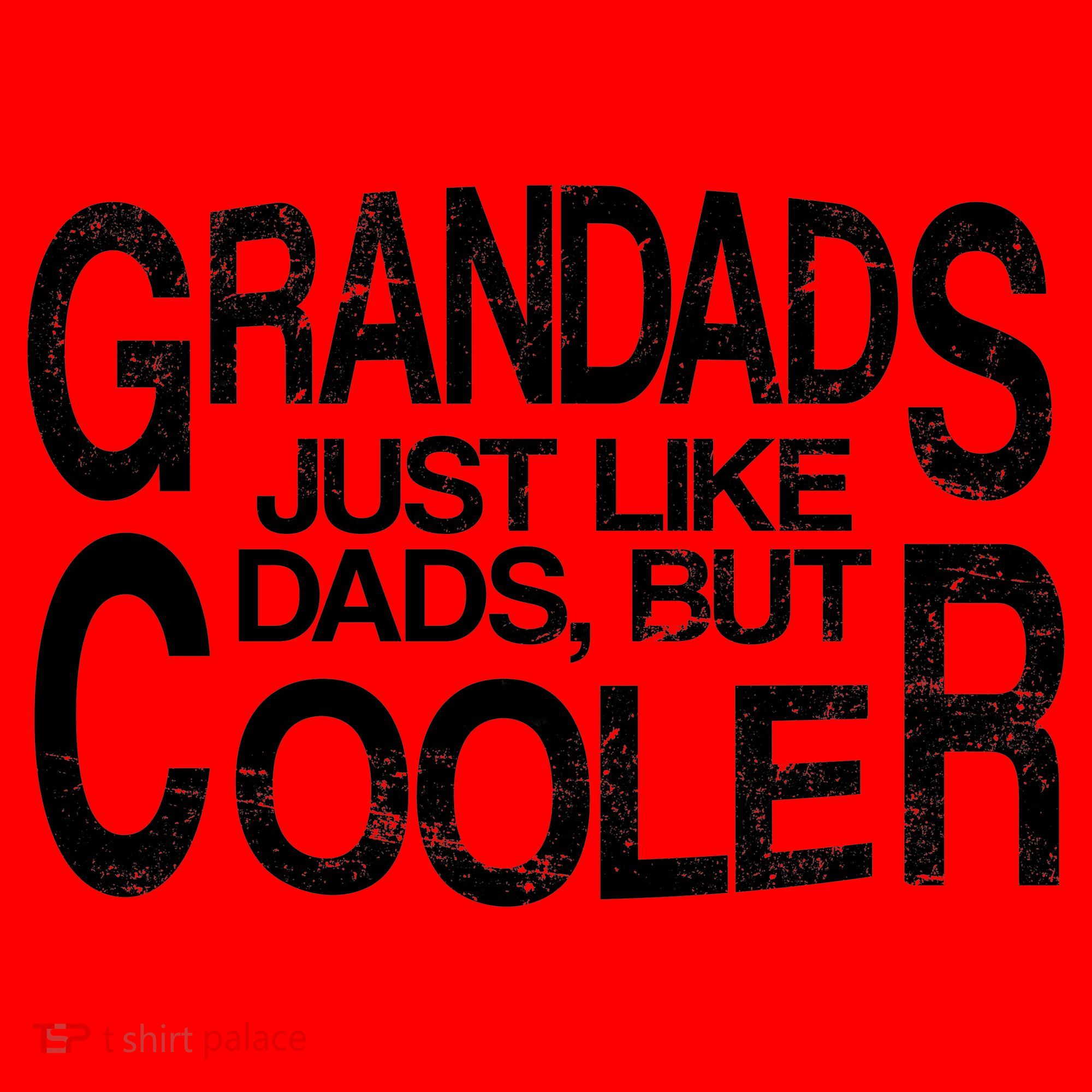 Grandads Just like Dad But Cooler Santa Hat