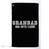 Granddad Man Myth Legend Golf Towel thumb 0