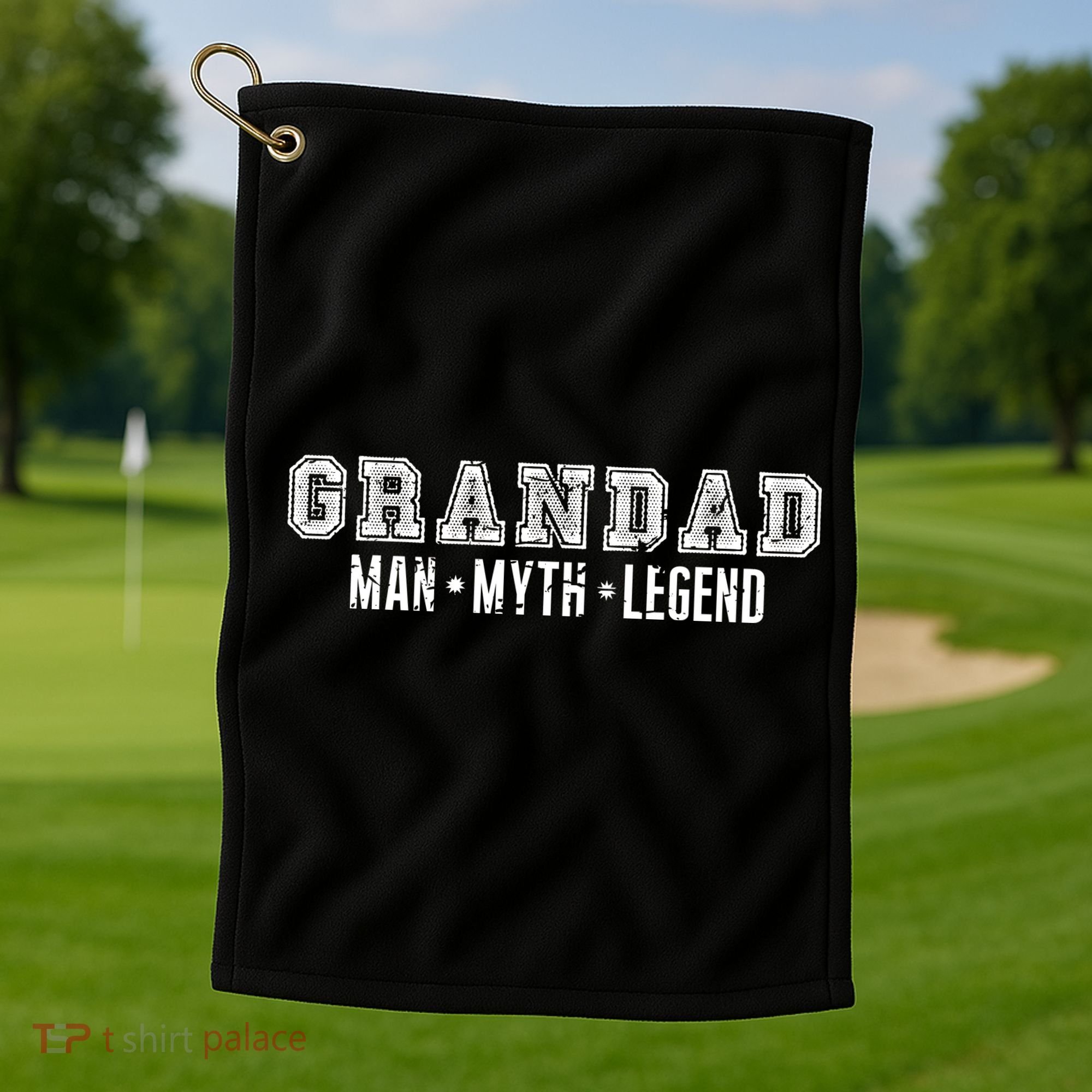 Granddad Man Myth Legend Golf Towel