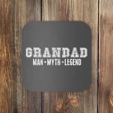 Granddad Man Myth Legend Coaster