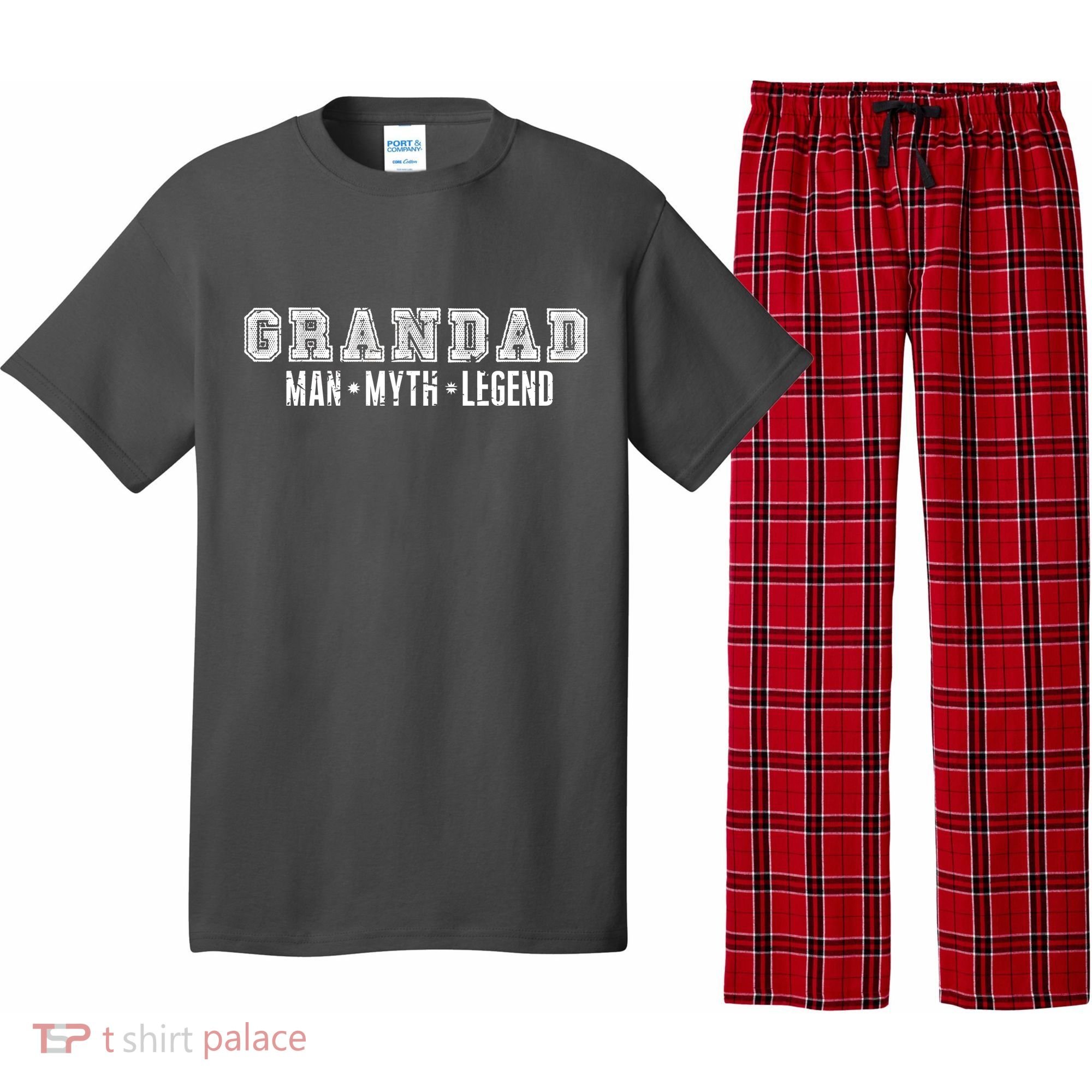 Granddad Man Myth Legend Pajama Set