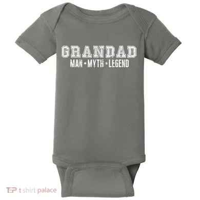 Granddad Man Myth Legend Baby Bodysuit