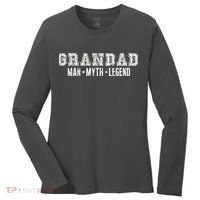 Granddad Man Myth Legend Women's Long Sleeve Shirt thumb 0
