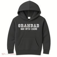 Granddad Man Myth Legend Kids Hoodie thumb 0
