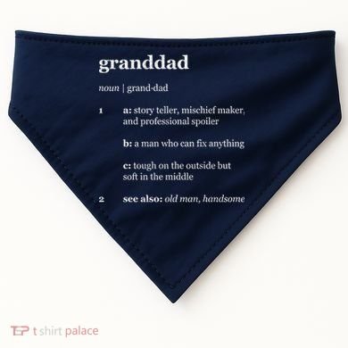 Granddad Noun Definition USA-Made Doggie Bandana