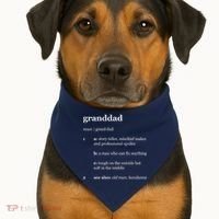 Granddad Noun Definition USA-Made Doggie Bandana thumb 1