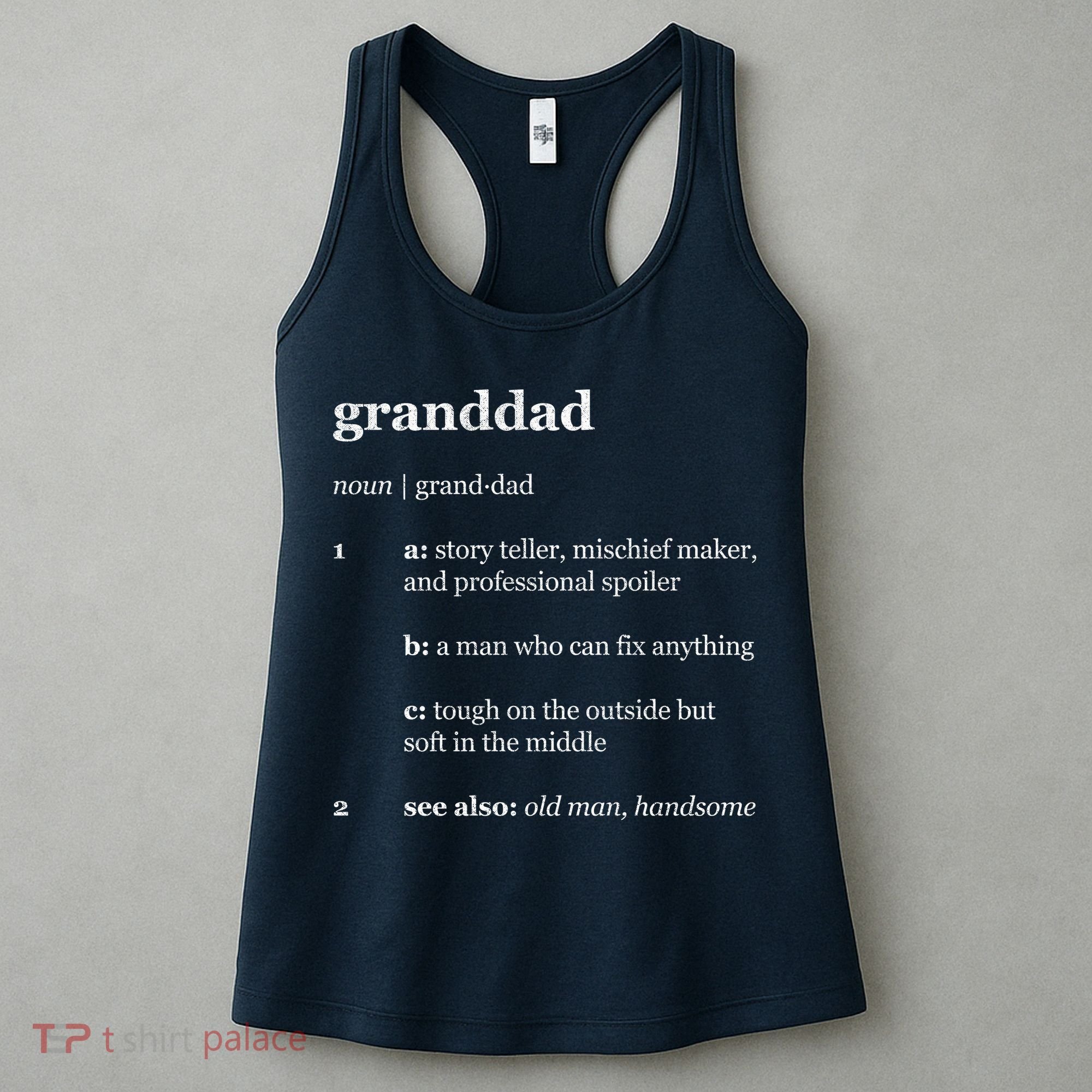 Granddad Noun Definition Women's Tank Top