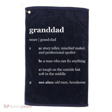 Granddad Noun Definition Golf Towel