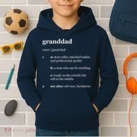 Granddad Noun Definition Kids Hoodie thumb 2