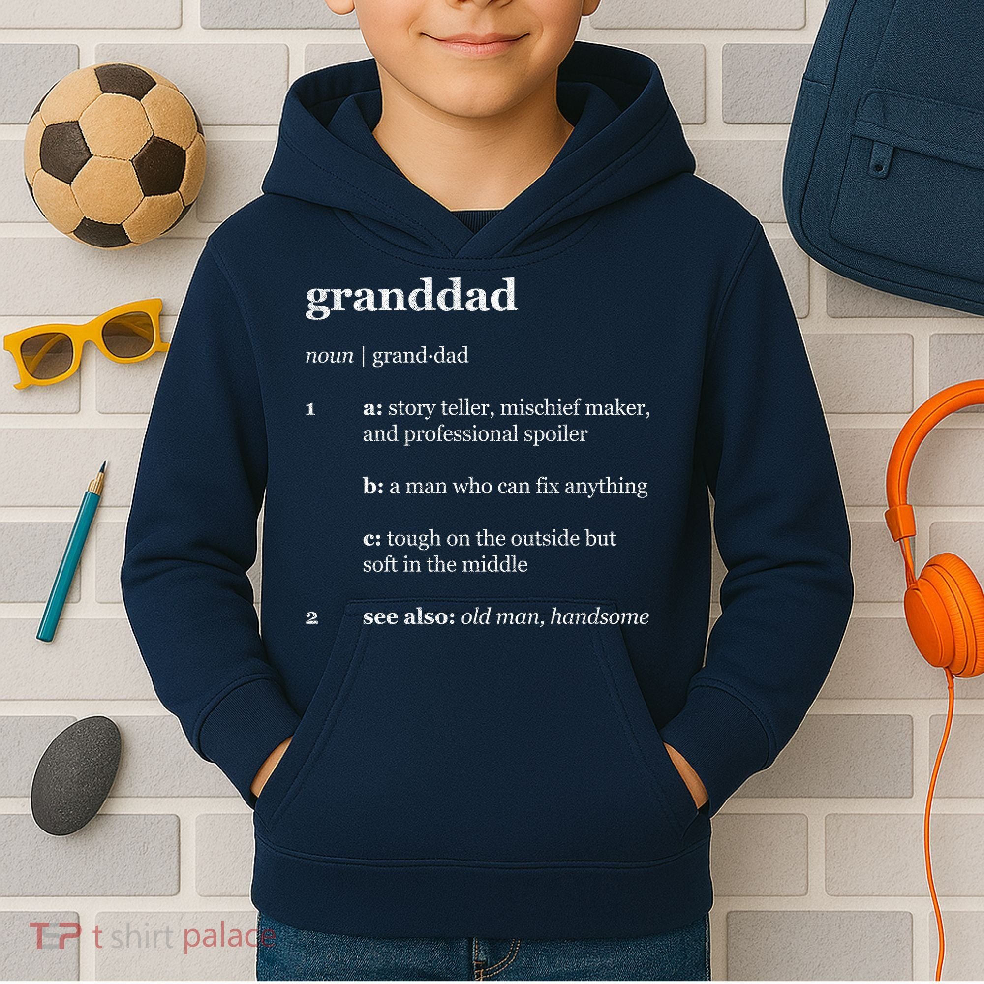 Granddad Noun Definition Kids Hoodie