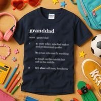 Granddad Noun Definition Kids T-Shirt thumb 3