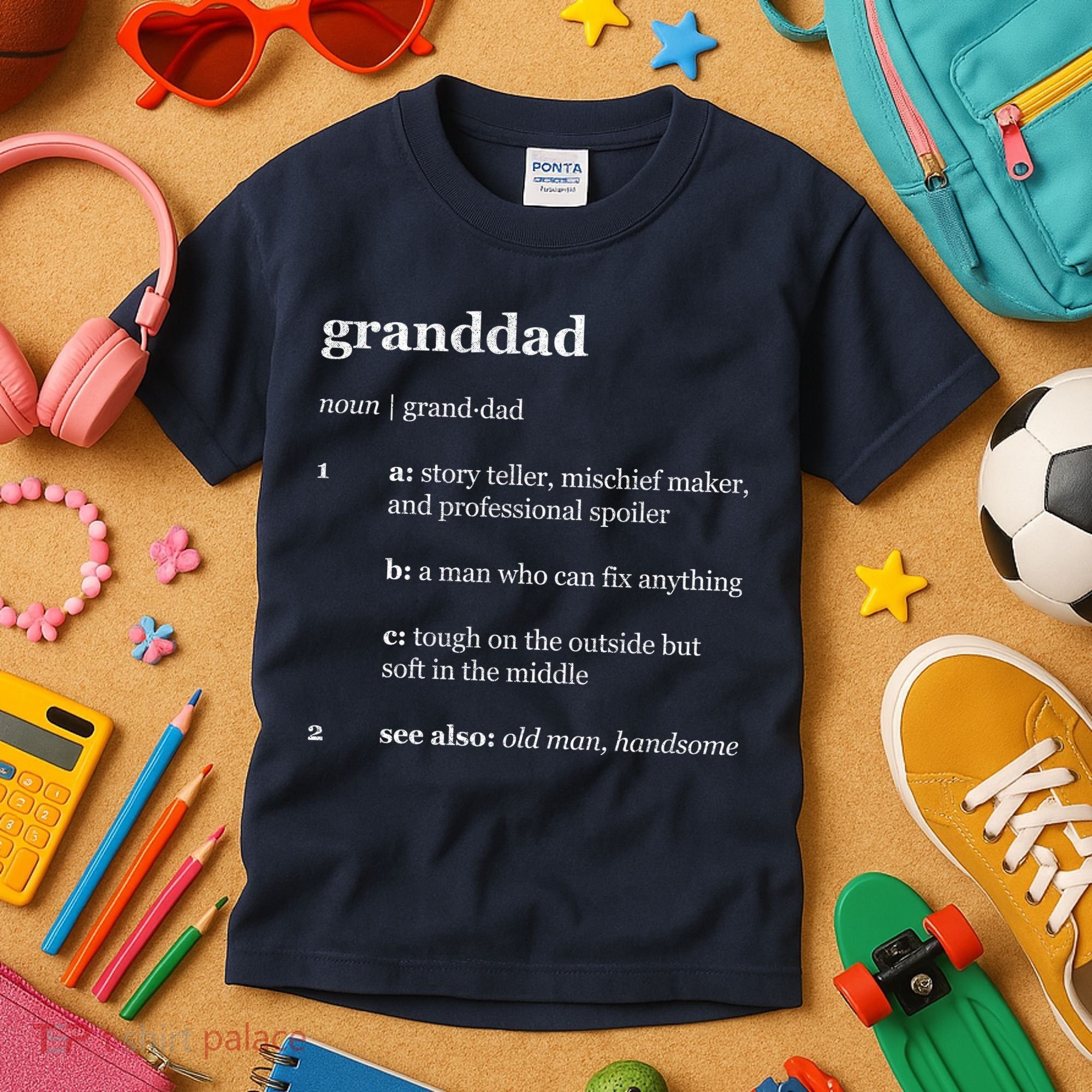 Granddad Noun Definition Kids T-Shirt