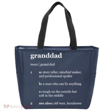 Granddad Noun Definition Tote Bag
