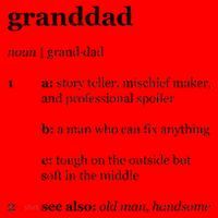 Granddad Noun Definition Santa Hat thumb 1