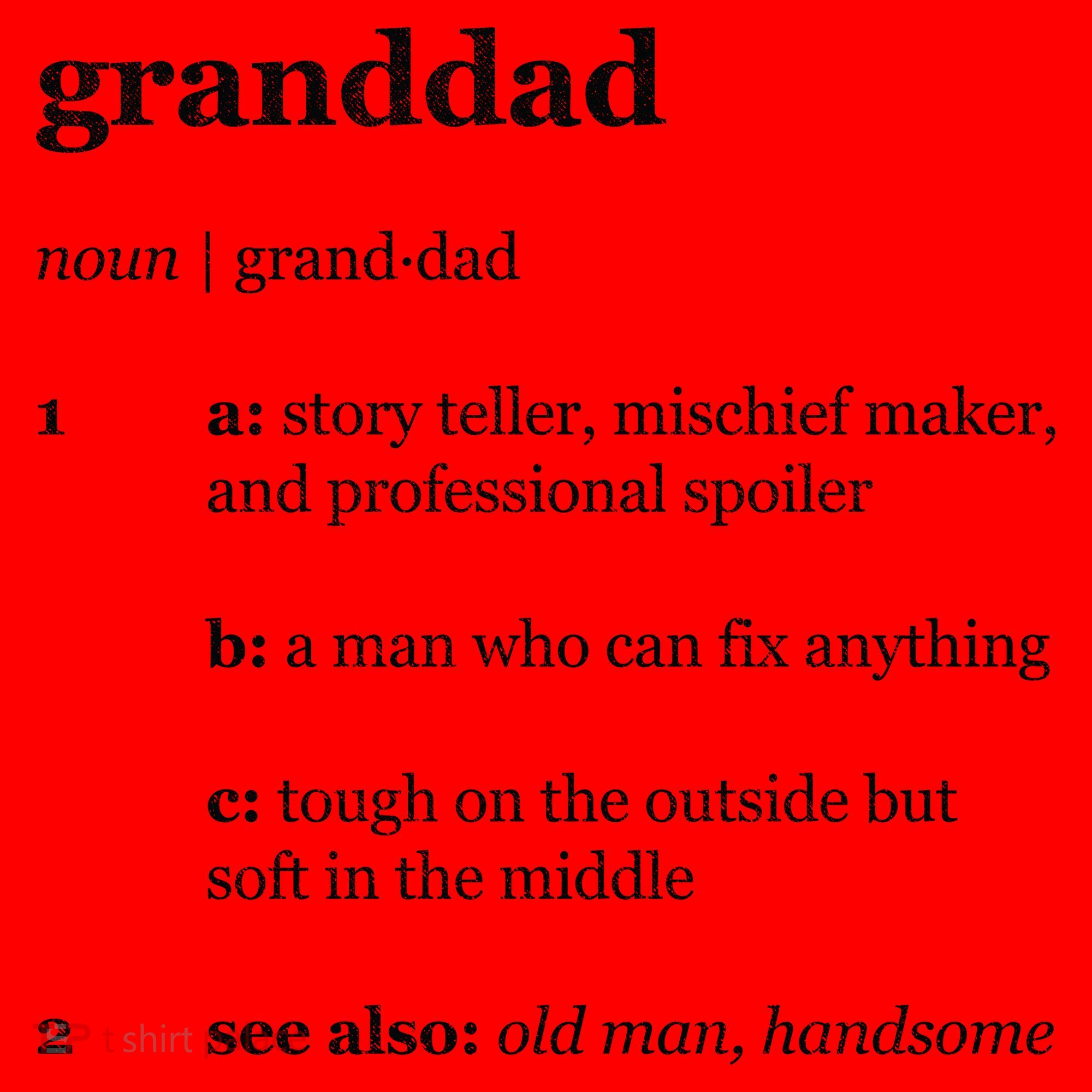 Granddad Noun Definition Santa Hat