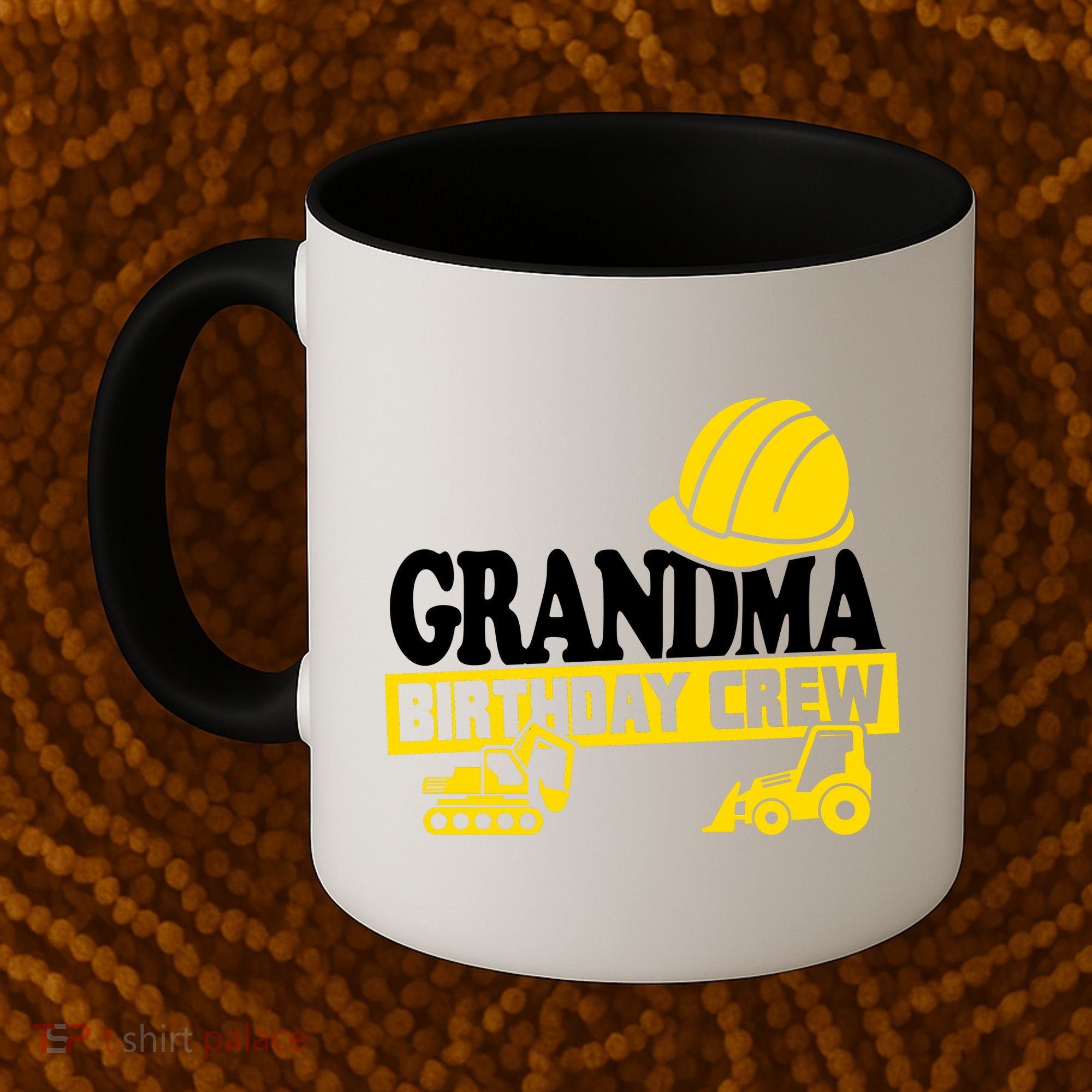 Grandma Birthday Crew Construction Party Coffee Mug