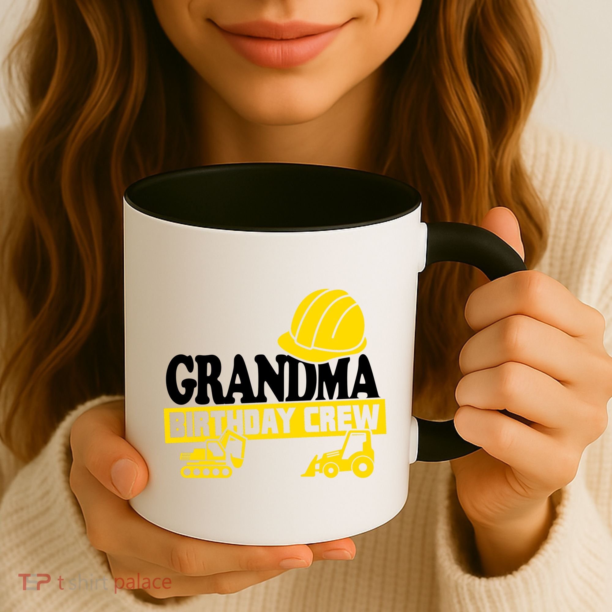 Grandma Birthday Crew Construction Party Coffee Mug