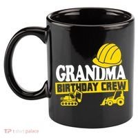 Grandma Birthday Crew Construction Party 11oz C Handle Ceramic Mug thumb 2