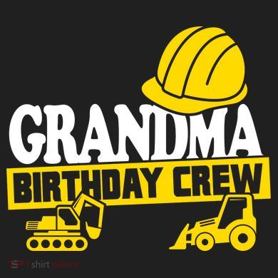Grandma Birthday Crew Construction Party 11oz C Handle Ceramic Mug