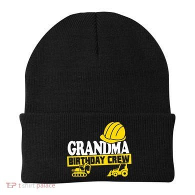 Grandma Birthday Crew Construction Party Beanie