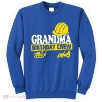 Grandma Birthday Crew Construction Party Sweatshirt thumb 0