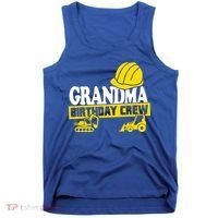 Grandma Birthday Crew Construction Party Tank Top thumb 0