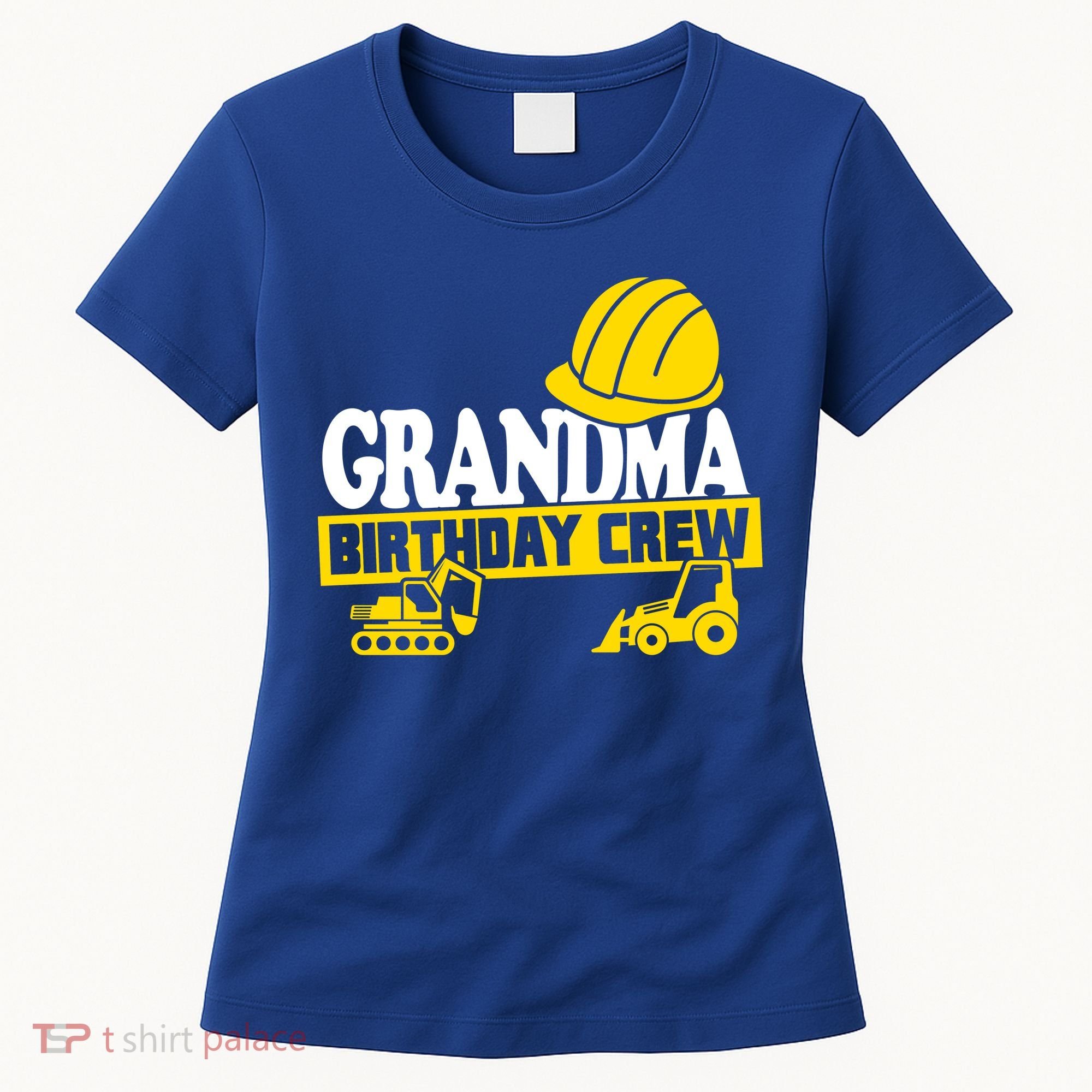 Grandma Birthday Crew Construction Party Women's T-Shirt