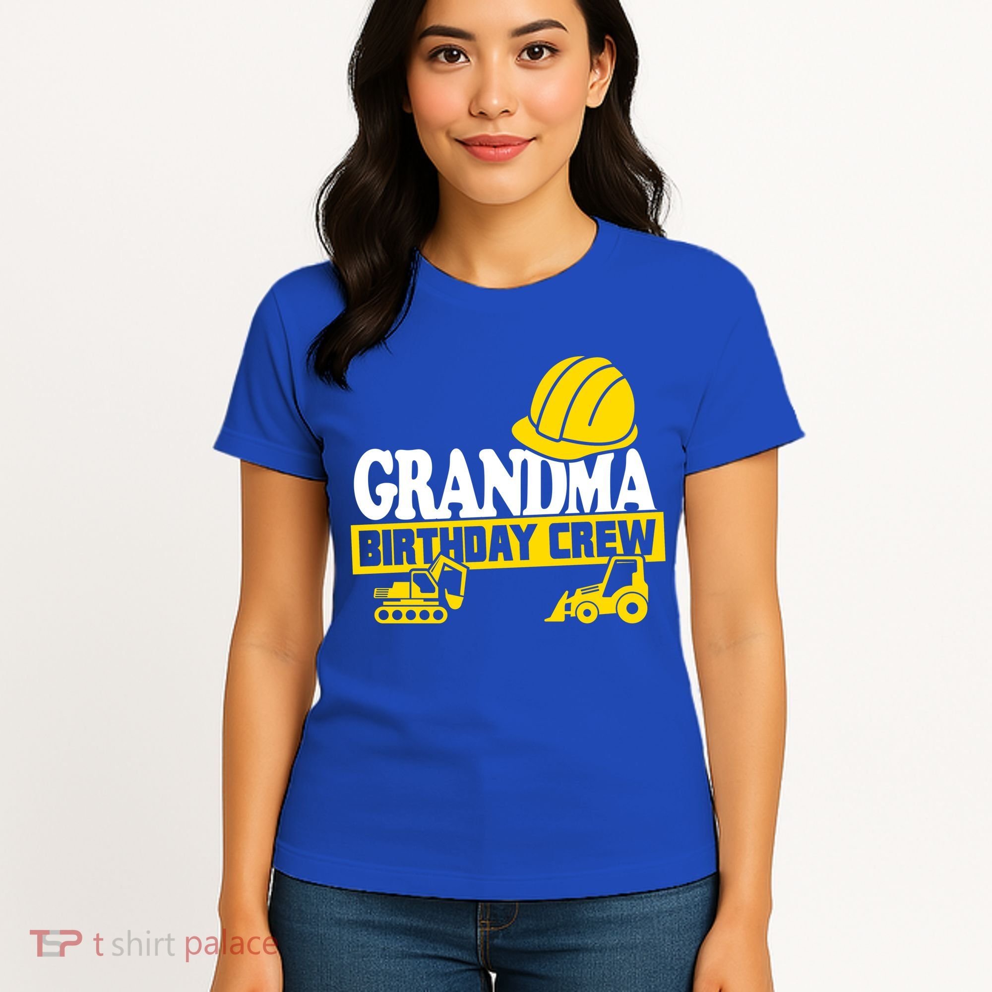 Grandma Birthday Crew Construction Party Women's T-Shirt