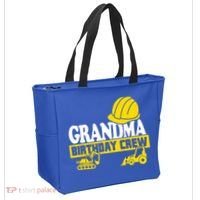 Grandma Birthday Crew Construction Party Tote Bag thumb 2