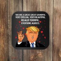 Grandma For Donald Trump Coaster thumb 0