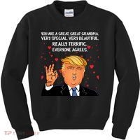 Grandma For Donald Trump Kids Sweatshirt thumb 0