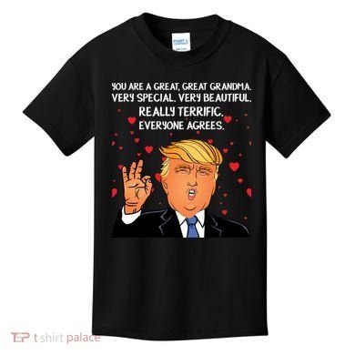 Grandma For Donald Trump Kids T-Shirt