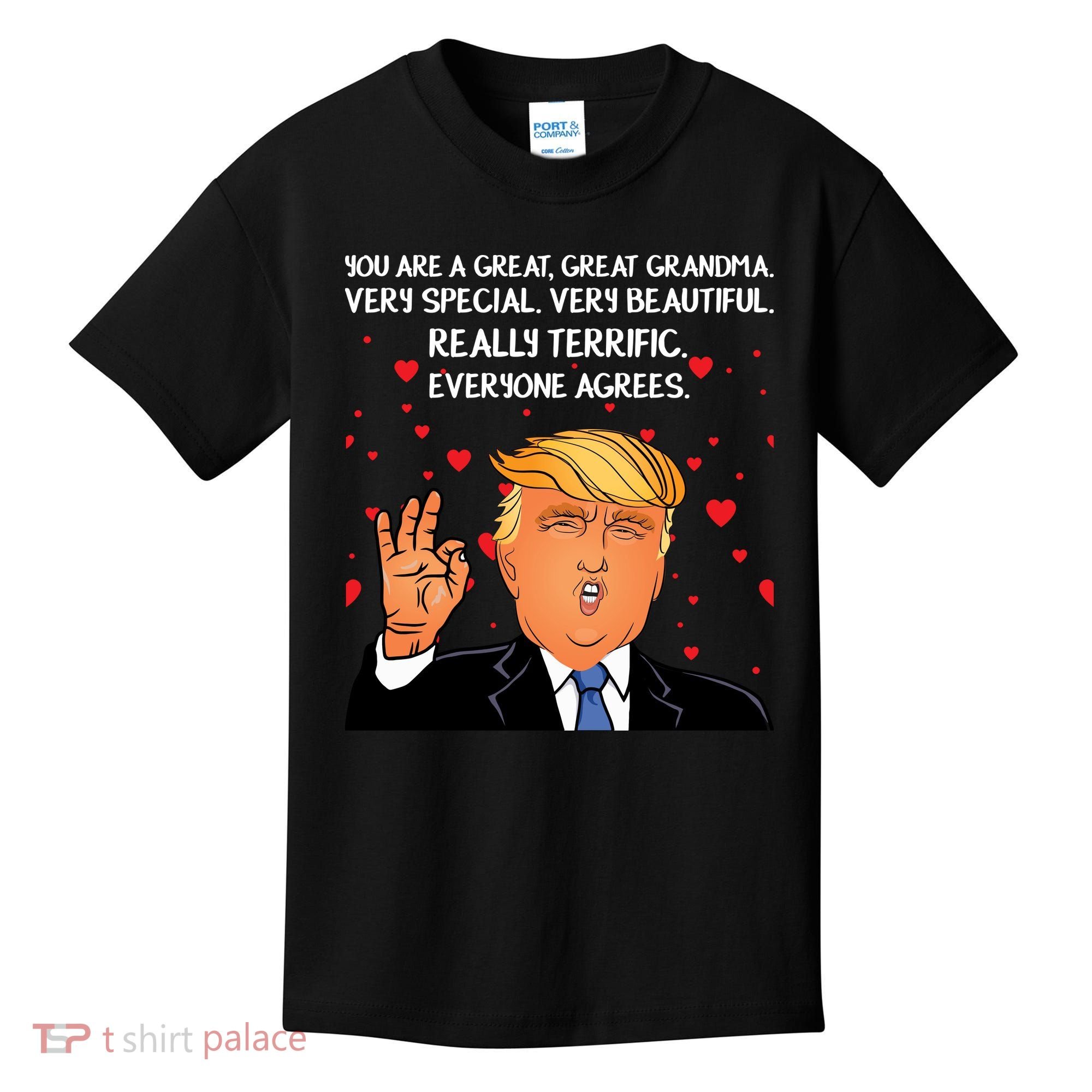 Grandma For Donald Trump Kids T-Shirt