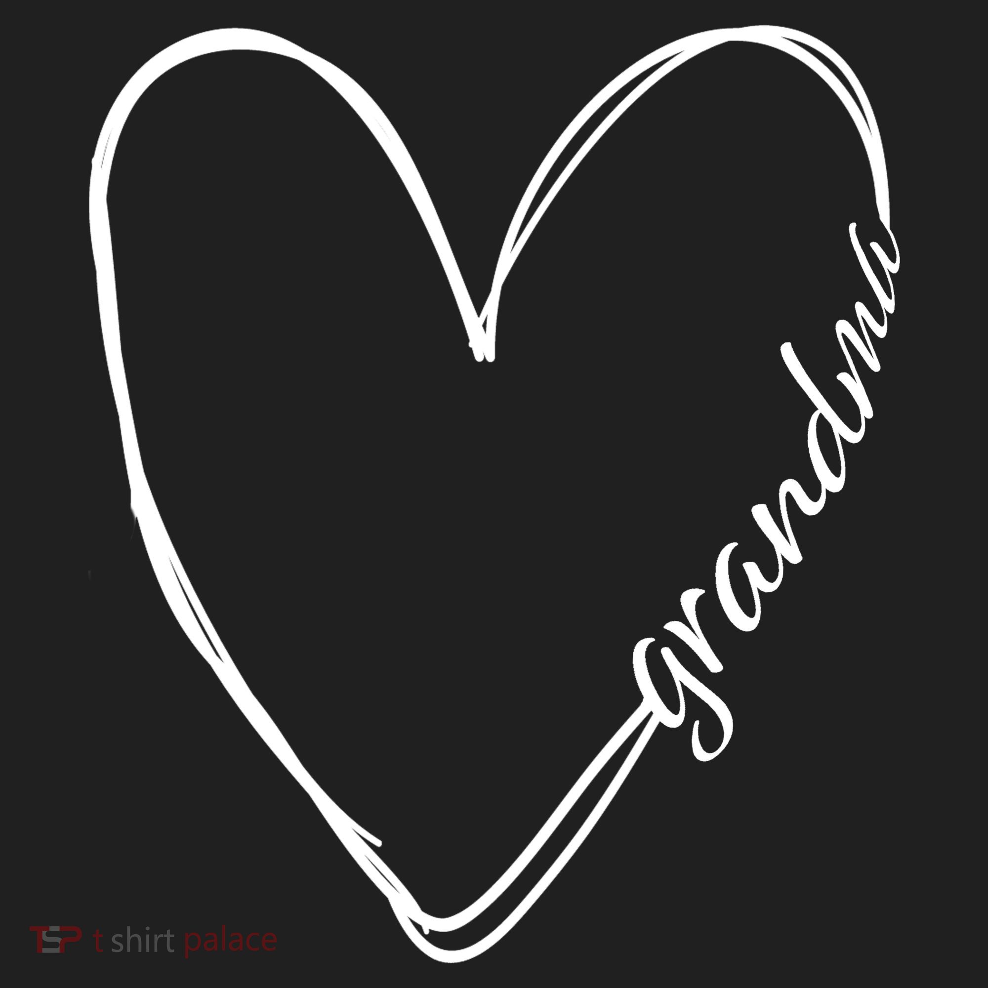 Grandma Heart Symbol Tumbler