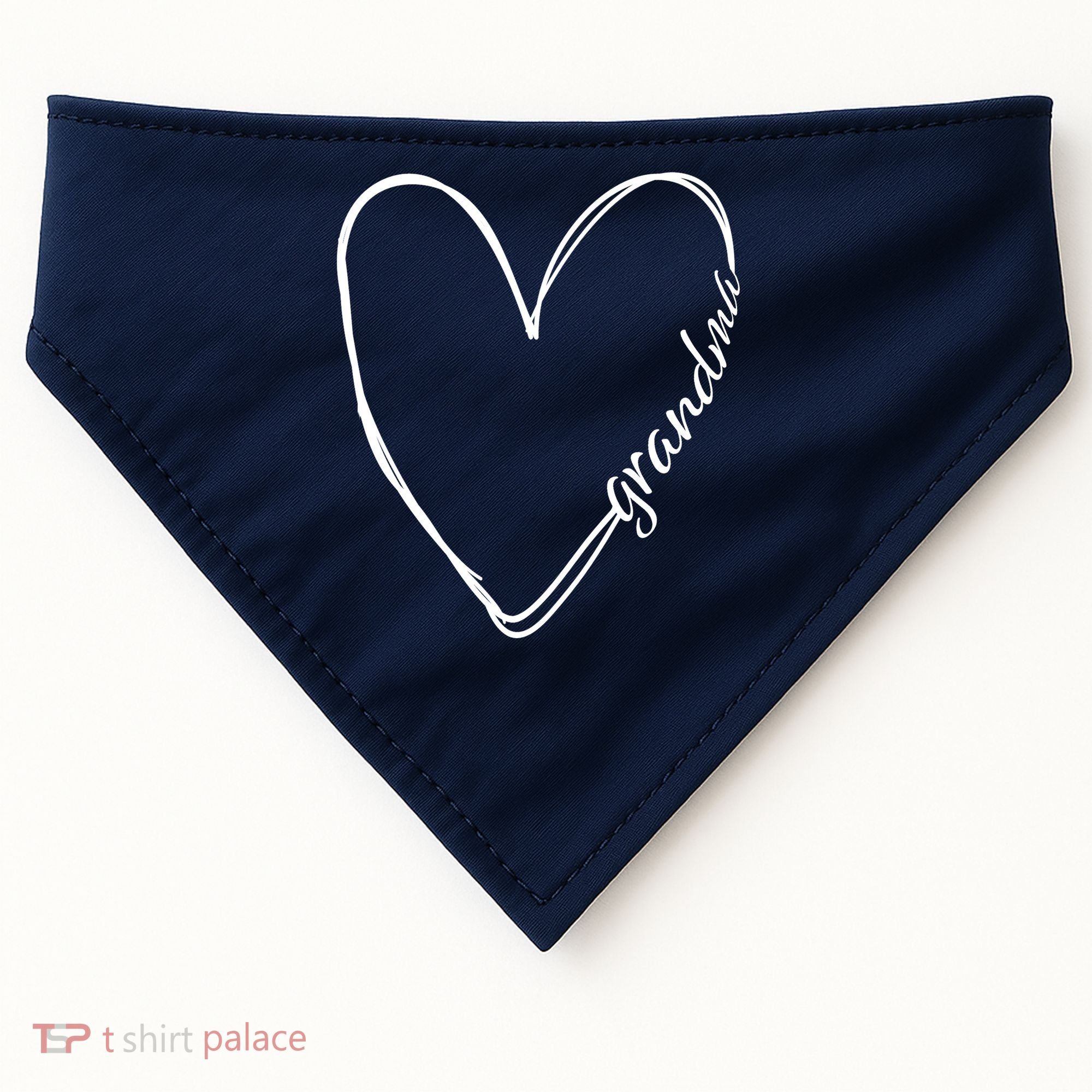 Grandma Heart Symbol USA-Made Doggie Bandana
