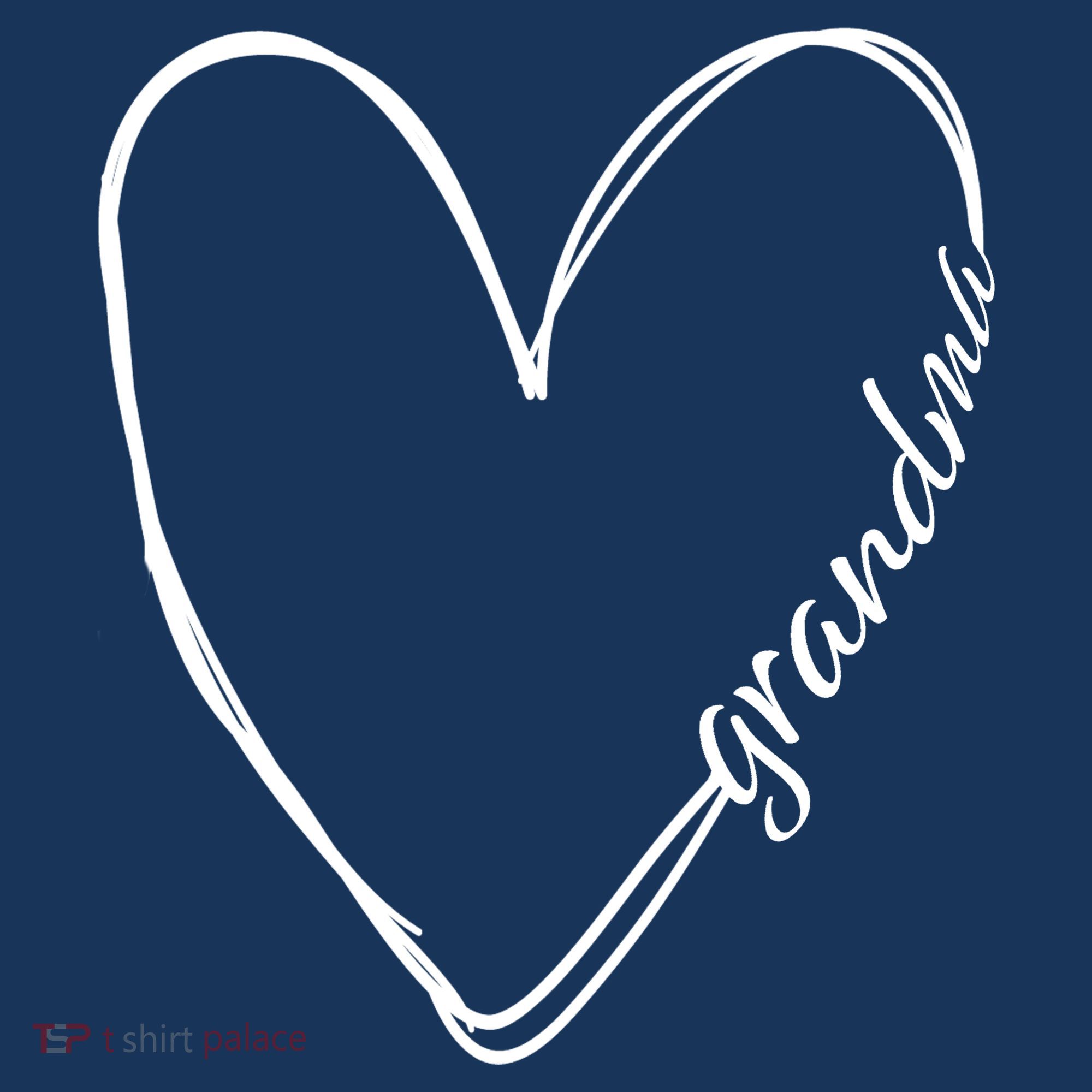 Grandma Heart Symbol Mousepad