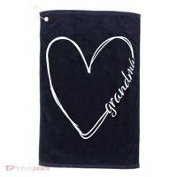 Grandma Heart Symbol Golf Towel thumb 0