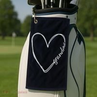 Grandma Heart Symbol Golf Towel thumb 2