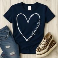 Grandma Heart Symbol Women's T-Shirt thumb 3