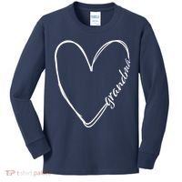 Grandma Heart Symbol Kids Long Sleeve Shirt thumb 0