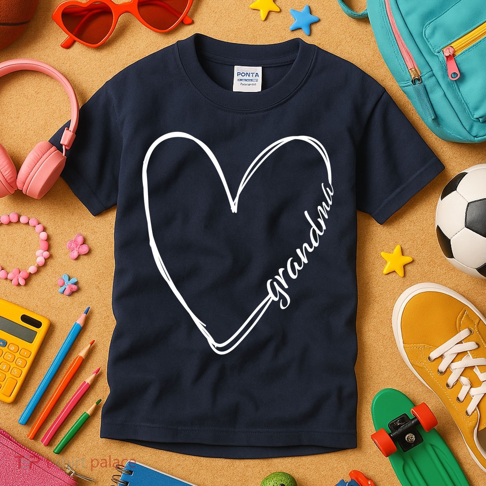 Grandma Heart Symbol Kids T-Shirt