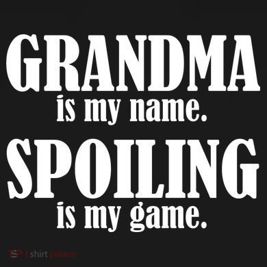 Grandma Is My Name Spoiling Is My Game Sweatshirt Cinch Pack Bag