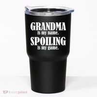 Grandma Is My Name Spoiling Is My Game Tumbler thumb 0